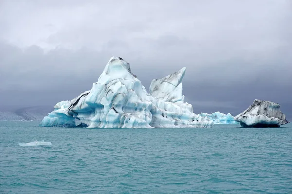 Iceberg Jokulsarlon Glacial Lagoon Iceland — Foto Stock