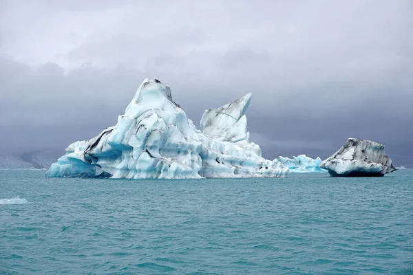 Iceberg Jokulsarlon Glacial Lagoon Iceland — Stockfoto