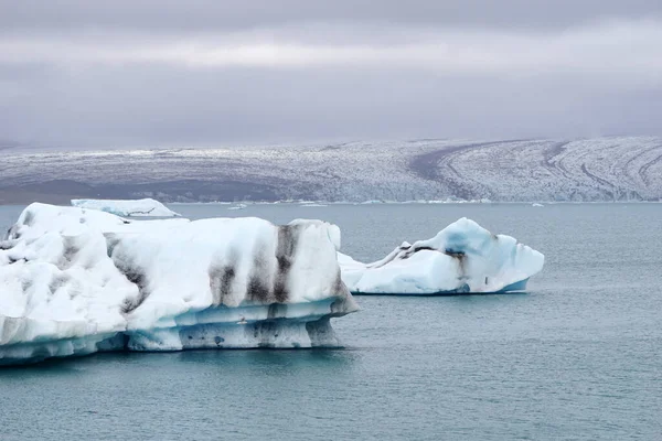 Jokulsarlon Παγετώδης Λιμνοθάλασσα Στην Ισλανδία — Φωτογραφία Αρχείου