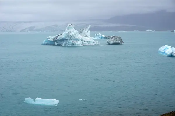 Jokulsarlon Παγετώδης Λιμνοθάλασσα Στην Ισλανδία — Φωτογραφία Αρχείου
