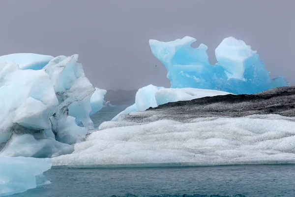 Jokulsarlon Ледниковая Лагуна Исландии — стоковое фото