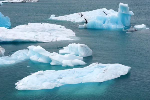 Ice Floes Jokulsarlon Glacial Lagoon Iceland — Foto Stock