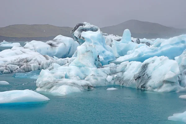 Ice Floes Jokulsarlon Glacial Lagoon Iceland Telifsiz Stok Imajlar