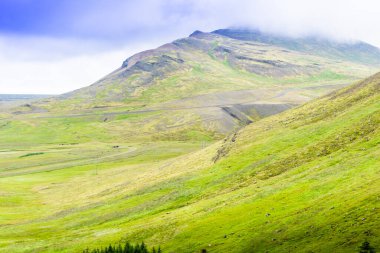 İzlanda 'daki dağlar, Snaefellsnes Yarımadası - HDR fotoğrafı