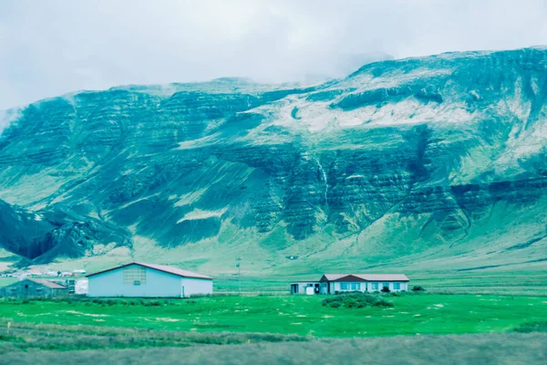 Горы Исландии Полуострова Снайфельснес Hdr Фотография — стоковое фото