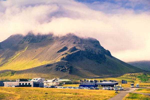 Mountains Iceland Arnarstapi Hdr Photograph — Stock Photo, Image