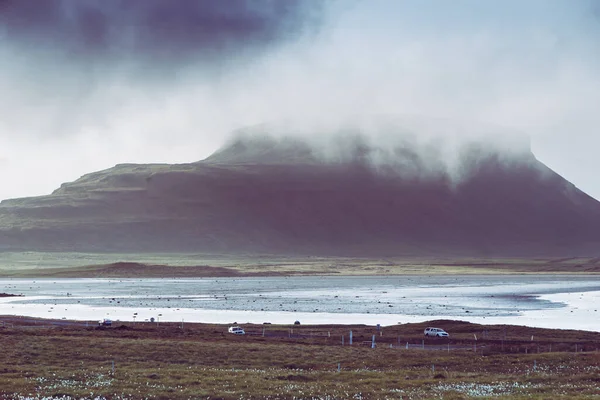 Montagnes Islande Péninsule Snaefellsnes Photographie Hdr — Photo