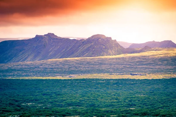 Hory Islandu Sudursko Hdr Fotografie — Stock fotografie