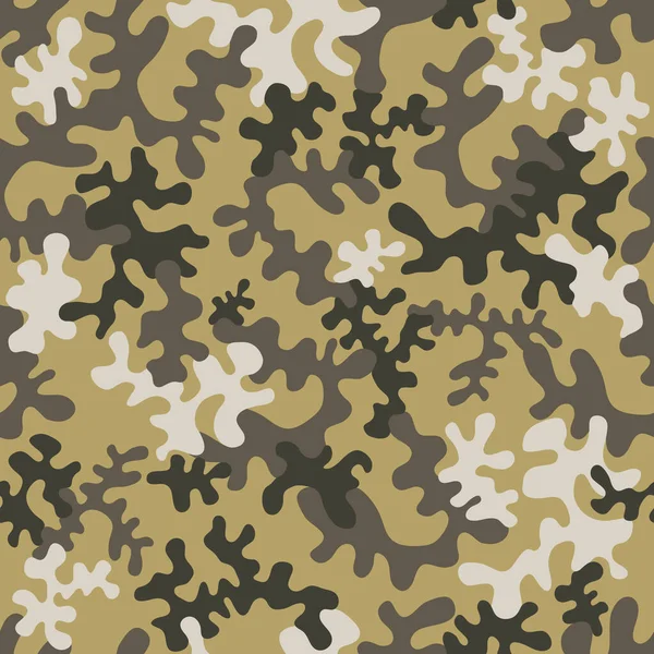 Modèle Camouflage Sans Couture Illustration Vectorielle — Image vectorielle