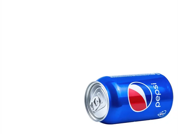 Kiev Ukraine 2021 Aluminum Can Pepsi Cola Drink Pepsi Drink — Stock Photo, Image