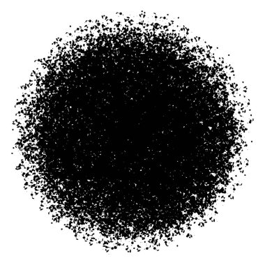 Tahıl yuvarlak şekli beyaz arkaplanda izole edilmiş. Vektör İllüstrasyonu.