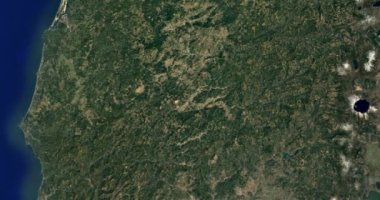 Mildford, Origon yakınlarında 1984 ve 2020 yılları arasında ormanların yok oluşunun uydu zaman çizelgesi. Veri: NASA