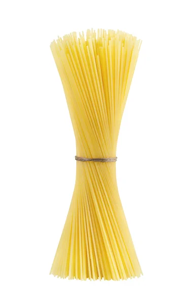 Spaghetti su fondo bianco — Foto Stock