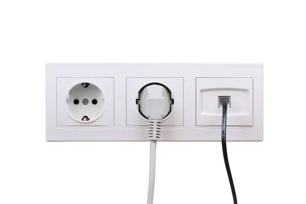 Outlets on wall — Stock Photo, Image