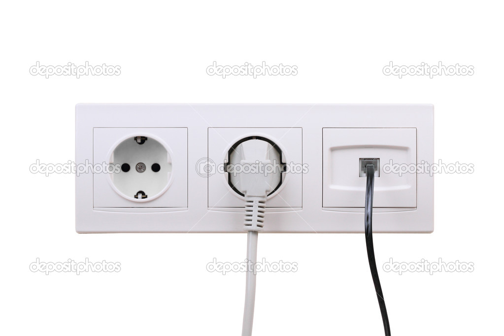 Outlets on wall