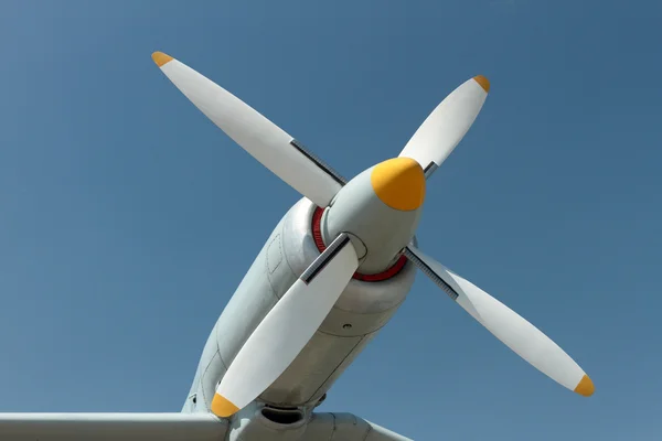 Airplane propeller engine — Stock Photo, Image