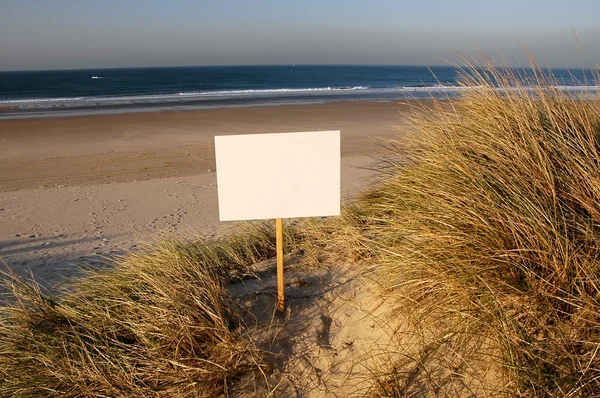 Beach sign — Stock Photo, Image