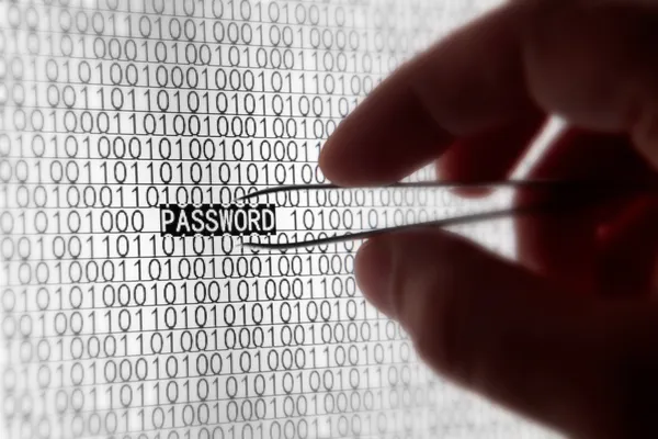 Sicurezza password del computer — Foto Stock