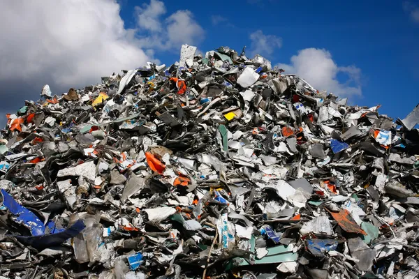 Montaña de residuos Imagen de stock