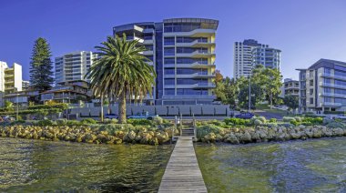 Perth kuğu Nehir Manzaralı Daireler