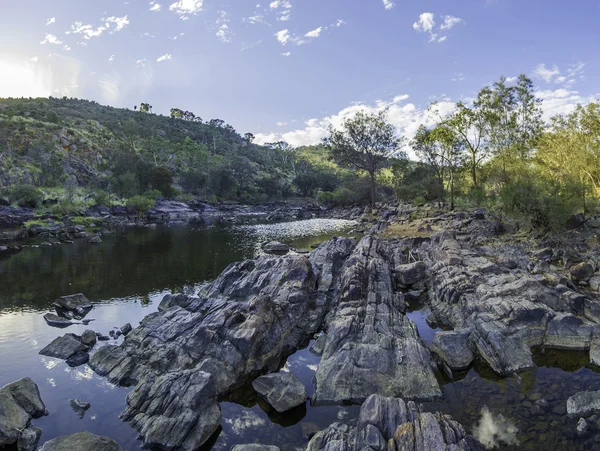 Klokken stroomversnellingen in West-Australië — Stockfoto