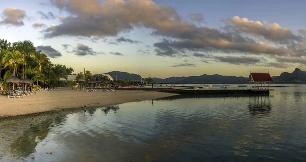 Mauritius Adası Hint Okyanusu manzarası Stok Resim