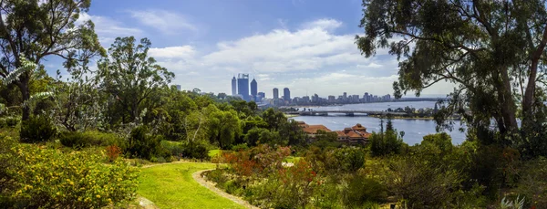 Perth city from Kings park — Stock Photo, Image