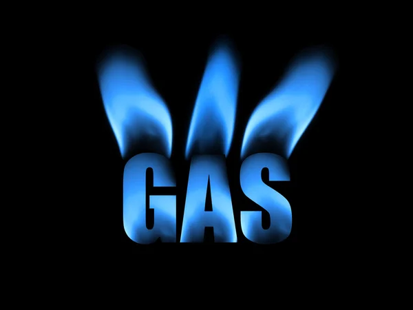 Gás natural — Fotografia de Stock