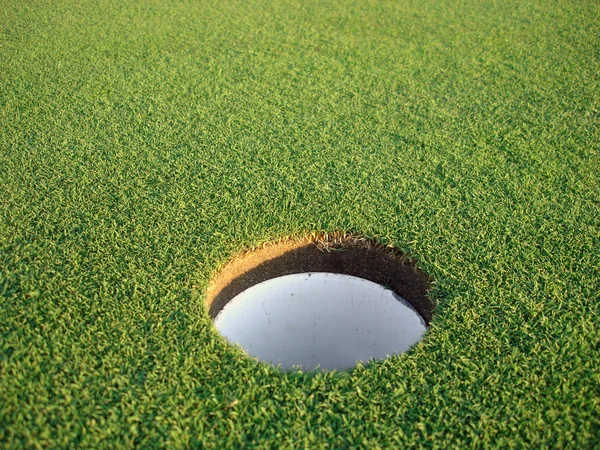 골프 공 구멍 — 스톡 사진