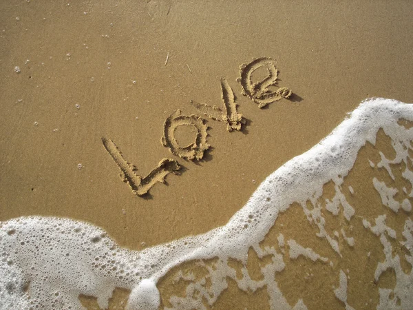 Αγάπη στην παραλία — Φωτογραφία Αρχείου