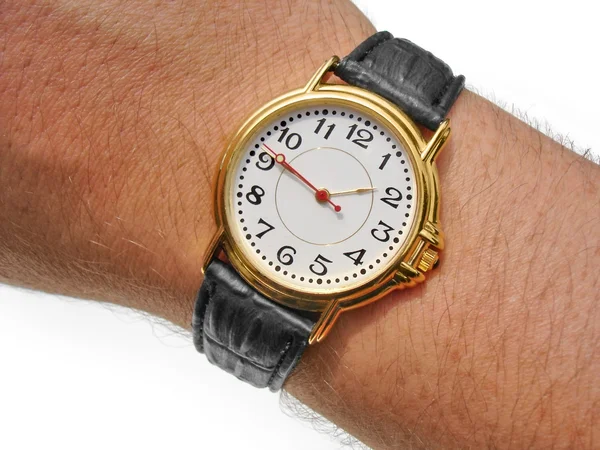 Watch on Wrist — Stock Photo, Image