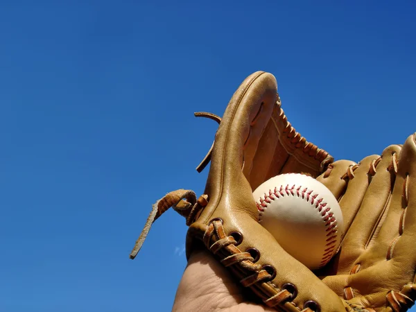 Baseball-Fang — Stockfoto