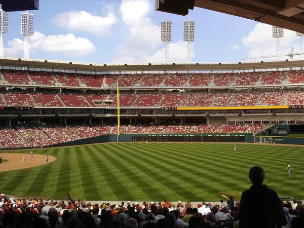 Estádio de beisebol fundo — Fotografia de Stock