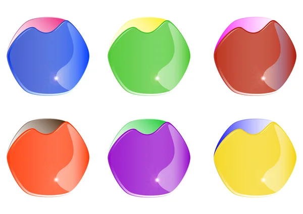 Coloured buttons — Stock Photo, Image