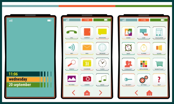 akıllı telefon simgeleri