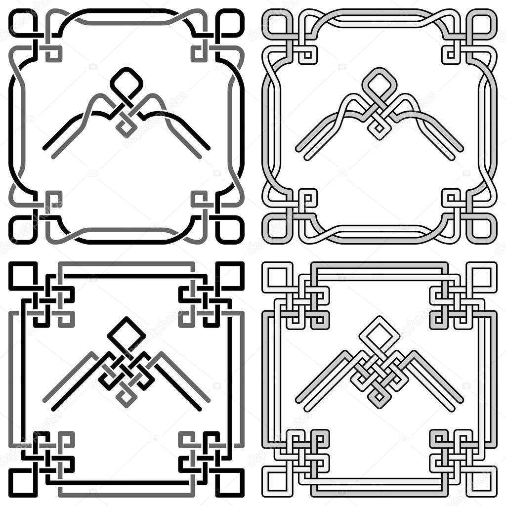 Collection of Celtic corner patterns