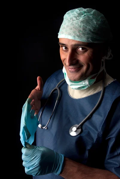 Médico pronto para cirurgia — Fotografia de Stock