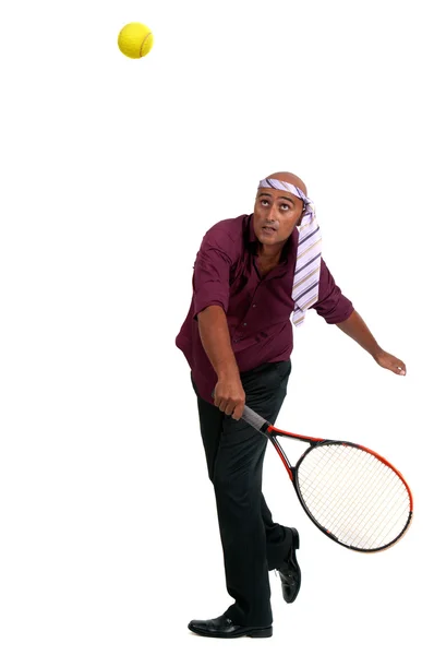 비즈니스 남자 테니스 — 스톡 사진
