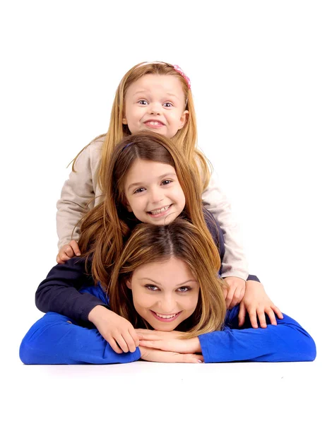 Madre con hijas — Foto de Stock