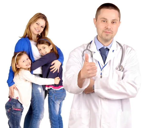 Madre con hijas — Foto de Stock