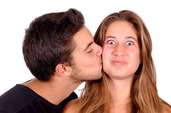 Beso. — Foto de Stock