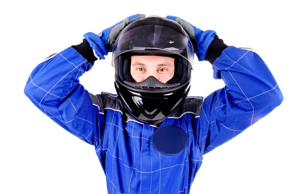 Race driver Stock Image