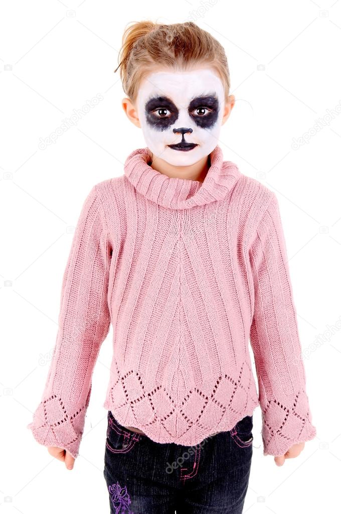 Panda Bear Face Paint