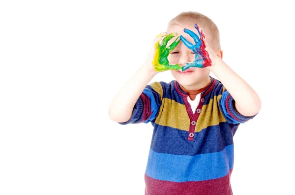 Painted hands — Stock Photo, Image