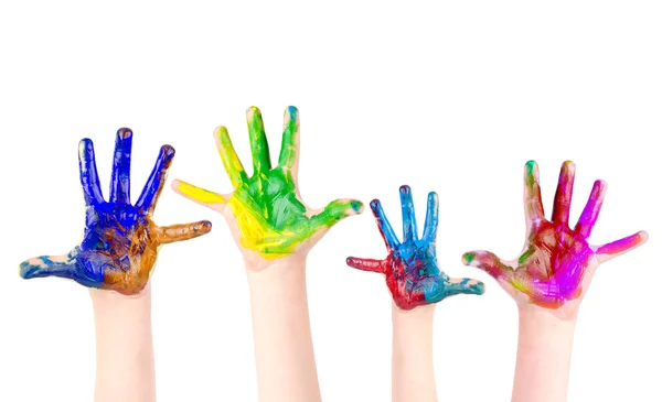 Painted hands — Stock Photo, Image