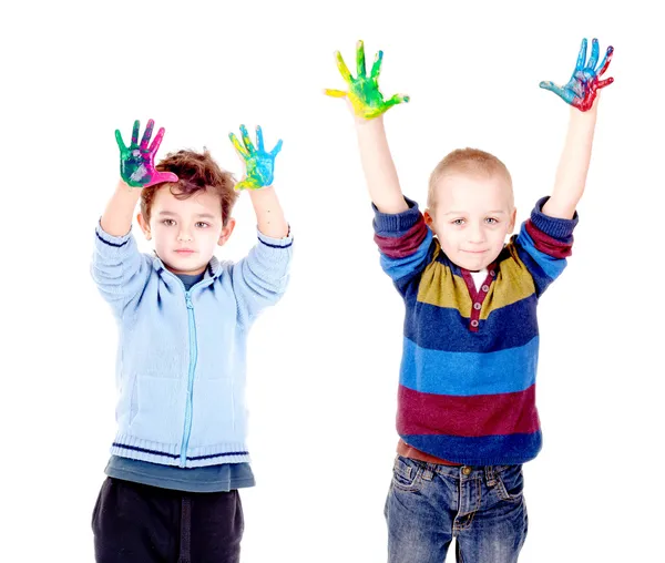 Painted hands — Stock Photo, Image