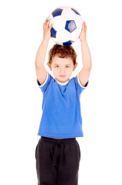 Futbol Toplu Çocuk — Stok fotoğraf
