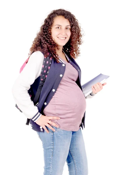Nastolatka w ciąży — Zdjęcie stockowe