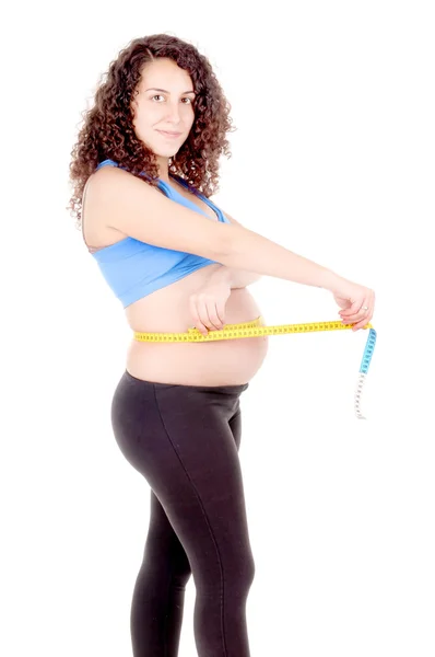 Fit femme enceinte — Photo