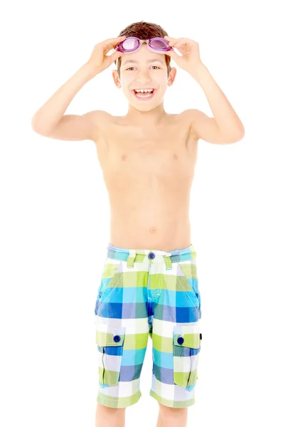 Swimmer boy — Stock Photo, Image